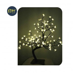 Decoración y complementos - Arbol 3d sakura 60cm 120 leds blanco calido (interior) 