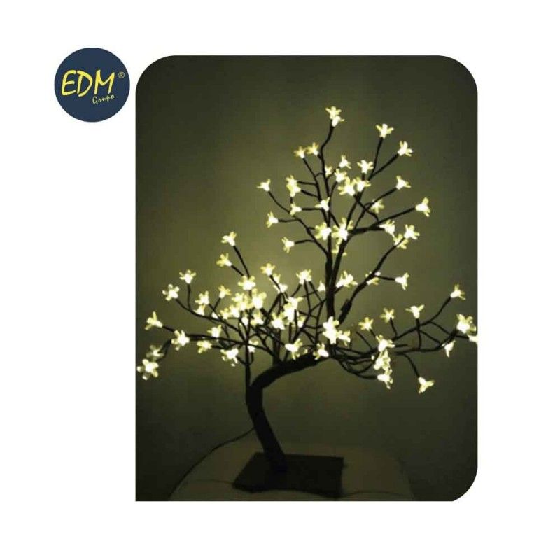 Arbol 3d sakura 60cm 120 leds white calido (inner) 