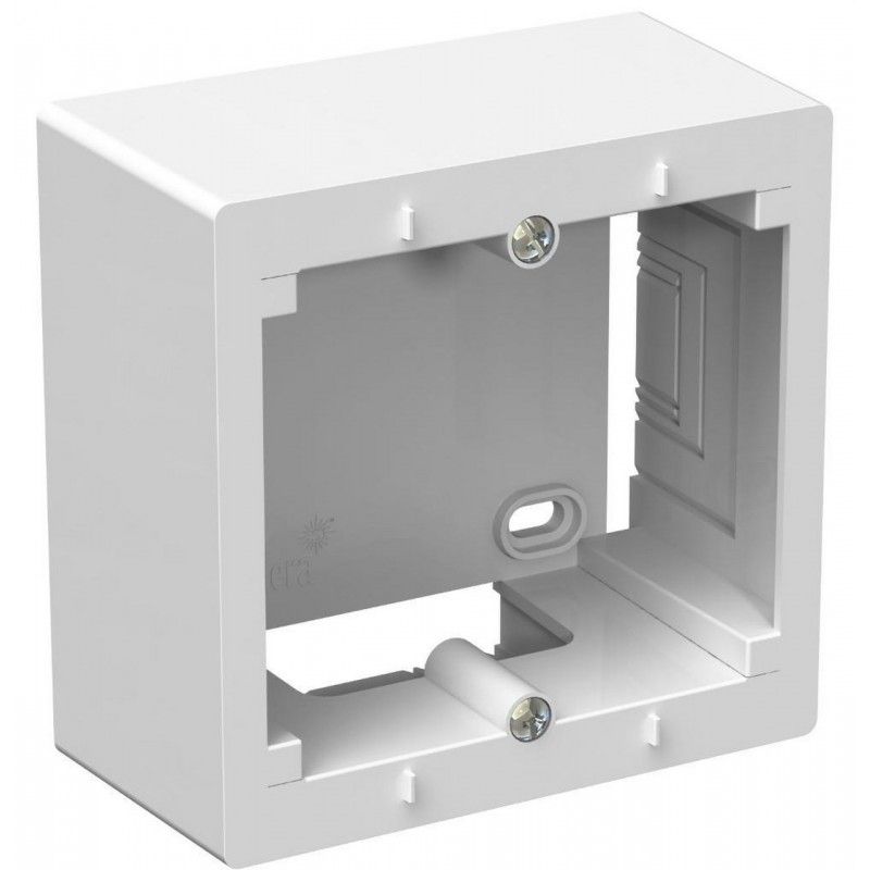 Caja para montaje de la serie Europa en superficie 85x83x43 blanco SOLERA ERP-100U