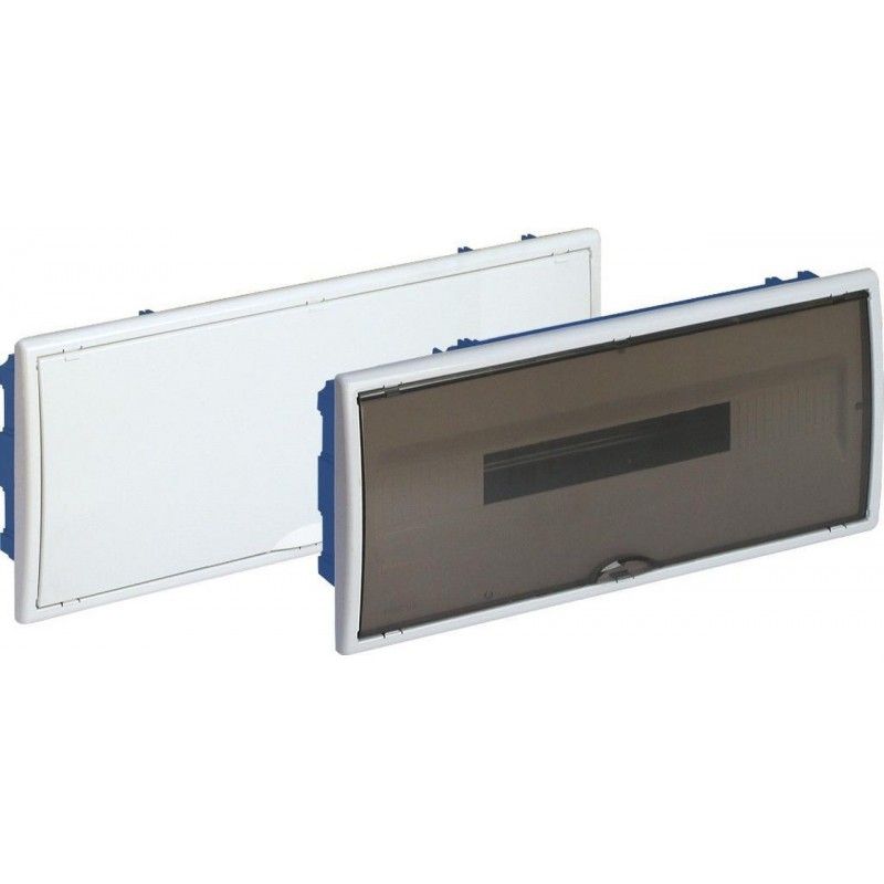 Caja de distribución de empotrar en tabique hueco de 22 elementos 450x222x72mm marco y puerta blancos SOLERA 8690HGW