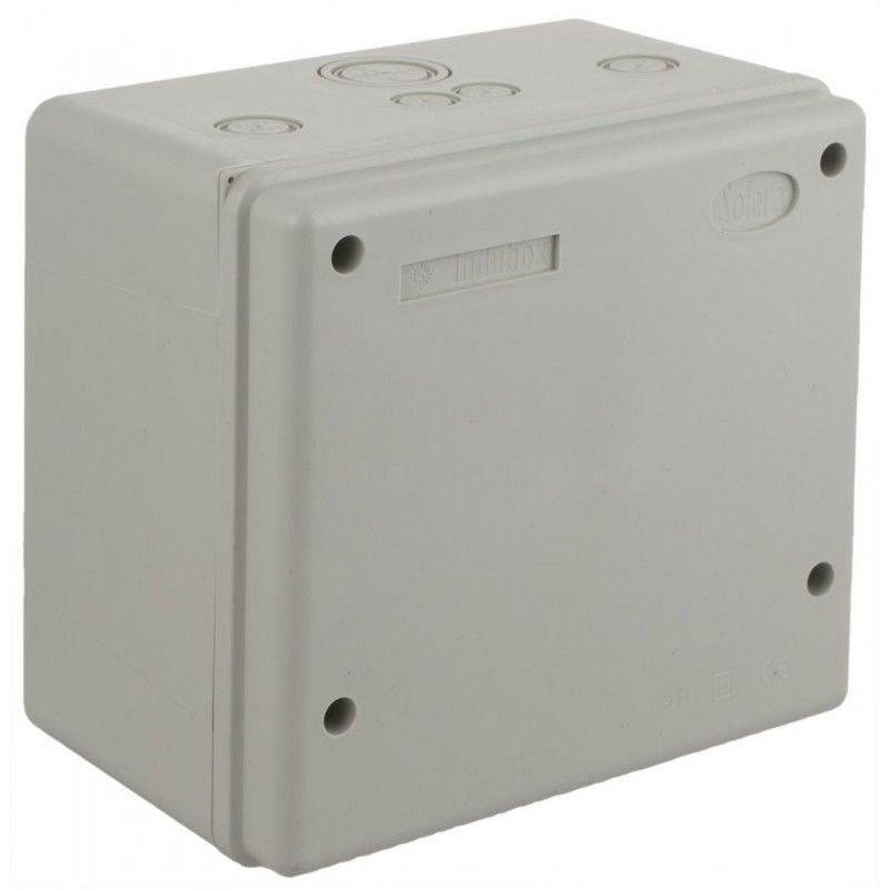 Caja conexión Serie Indubox 215x200x140 IP65 IK08 gris SOLERA 818A