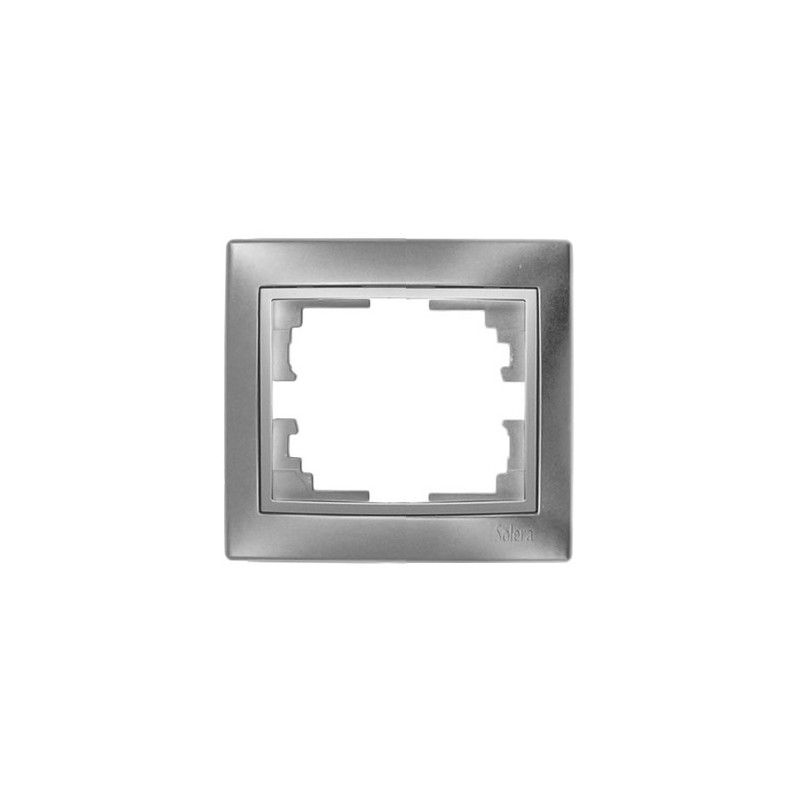 Frame for 1 element silver 83x81x10mm SOLERA ERP71AU