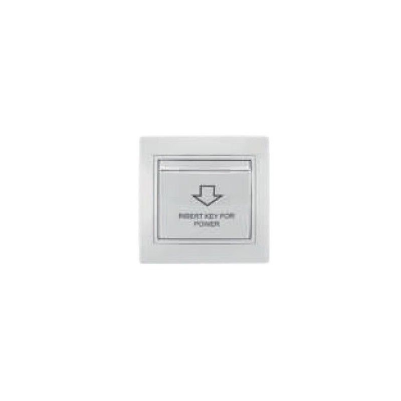 Card switch 83x81 screw terminal connection white SOLERA ERP01TU