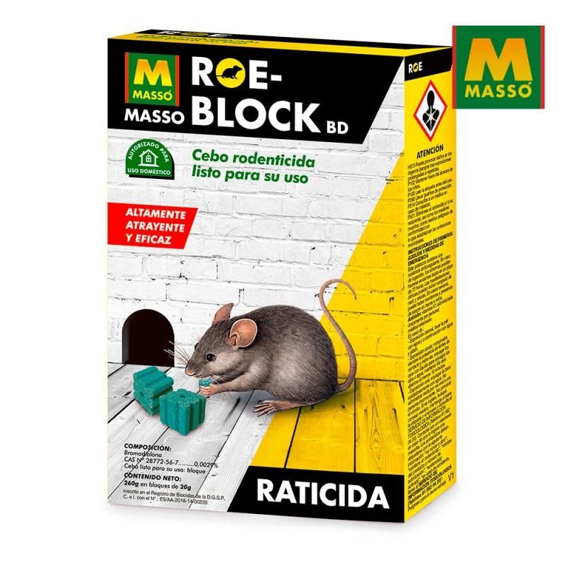 Roe-Block 100g rodenticida 231533 Massó