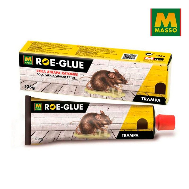 Raticida roe-glue 135gr. massó