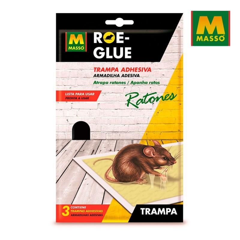 Roe-glue trampa adhesiva para ratones 3uni. massó