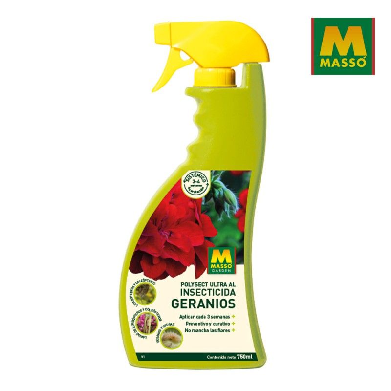 Pistola insecticida geranios sistémico 750 ml.