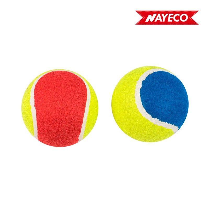 Pack 2ud pelota de tenis 6cm