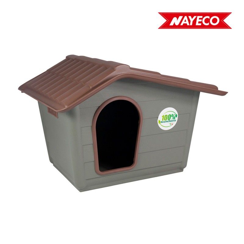 Mini Galpão Ecológico Reciclado com Grade Dupla de Ventilação 60x50x41cm Nayeco