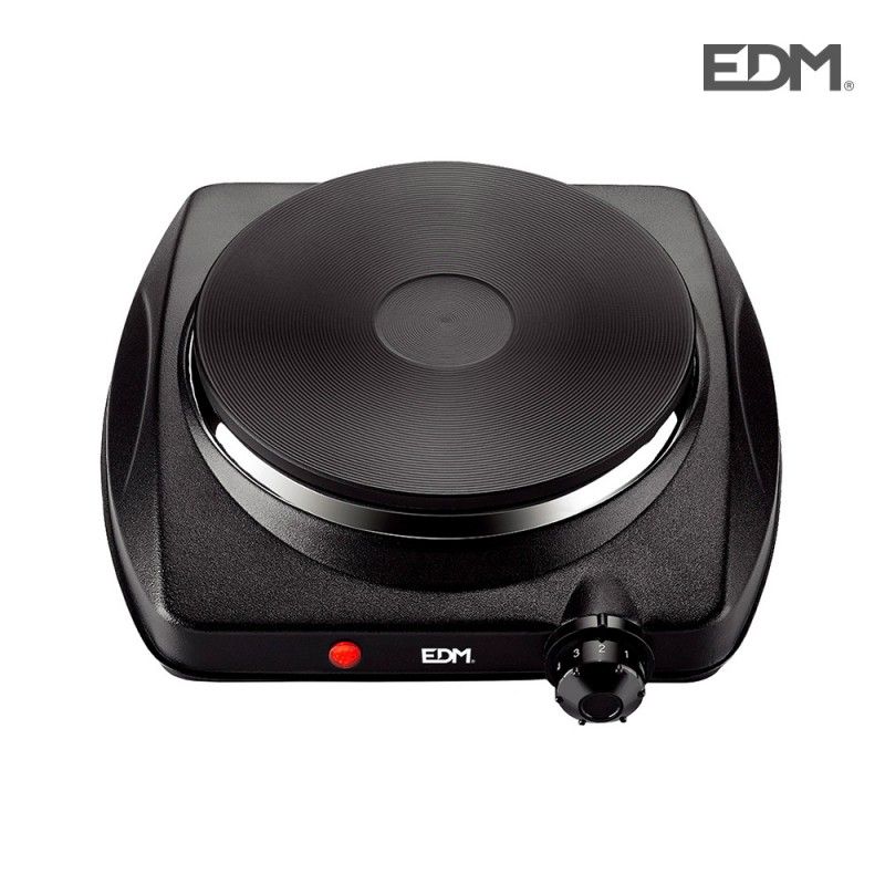 Cocina electrica negra 1.400w 1 fuego ce/a13 edm