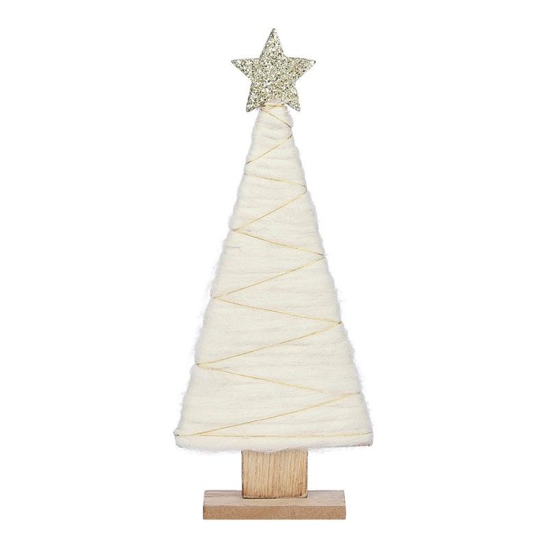 Arbol blanco de madera 31x13x5cm 