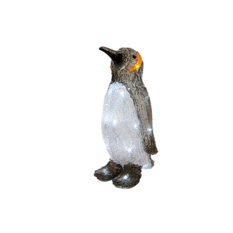 Figura de pinguim LED acrílico para exterior