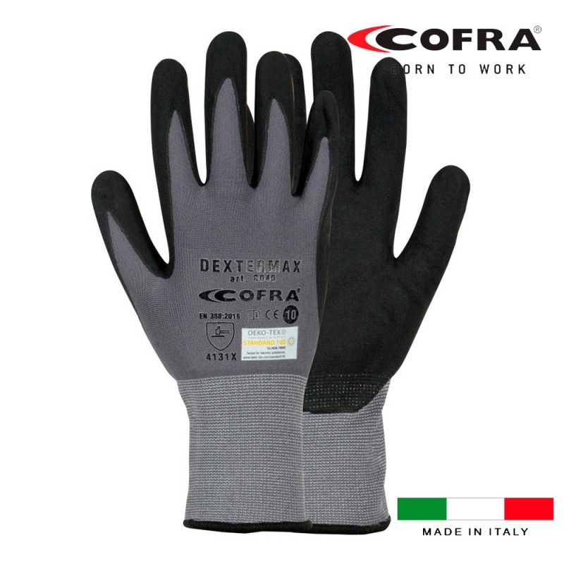 Guante de nitrilo-poliuretano dextermax talla 7 s cofra