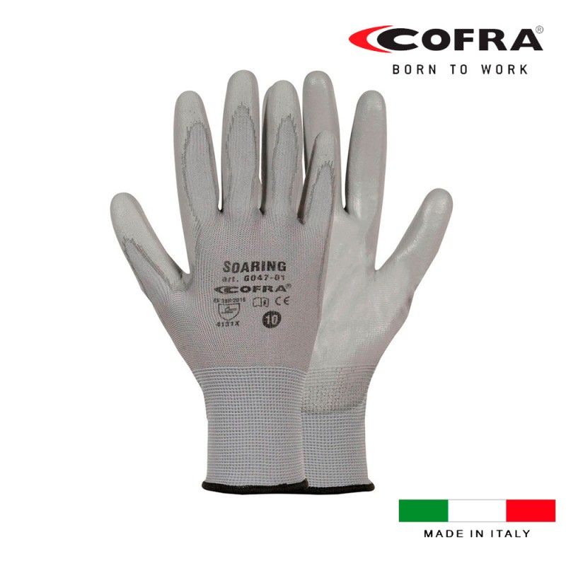 Guante poliuretano soaring talla 10 xl cofra