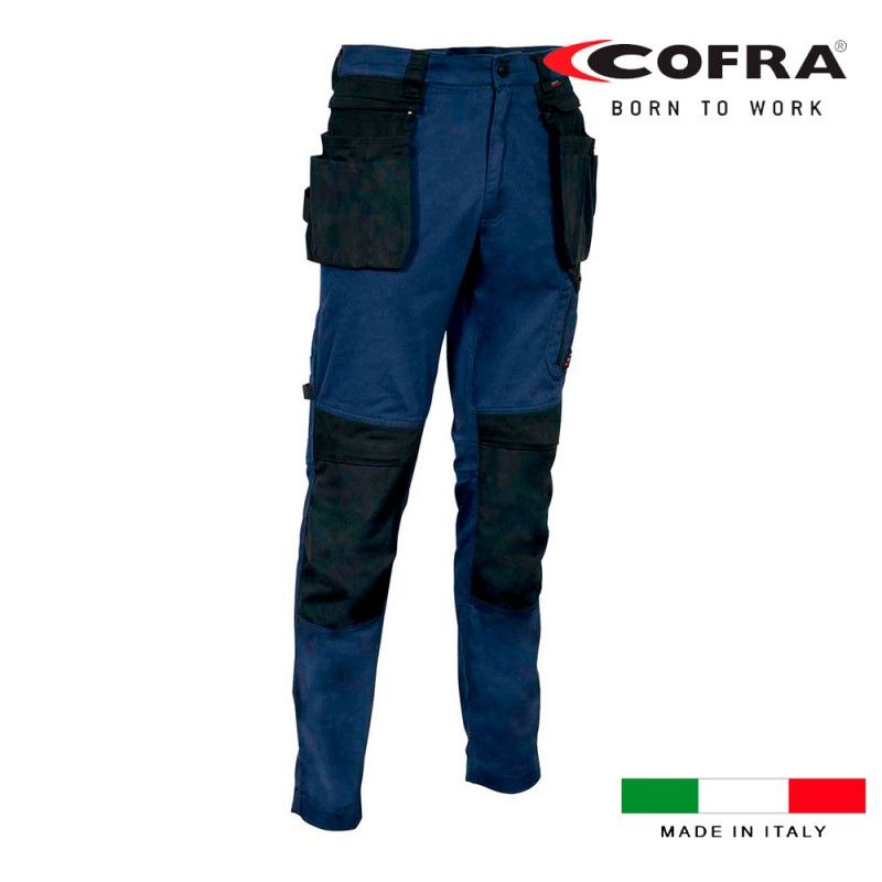 Calça Kudus Azul Marinho Preto Cofra Tamanho 38