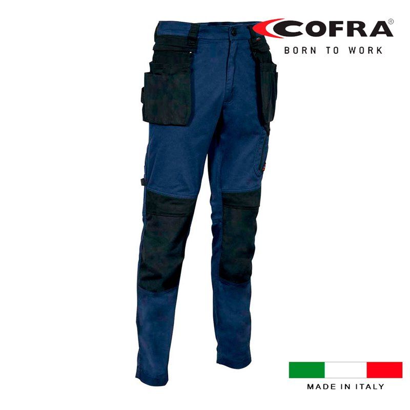 Calça Kudus Azul Marinho Preto Cofra Tamanho 54