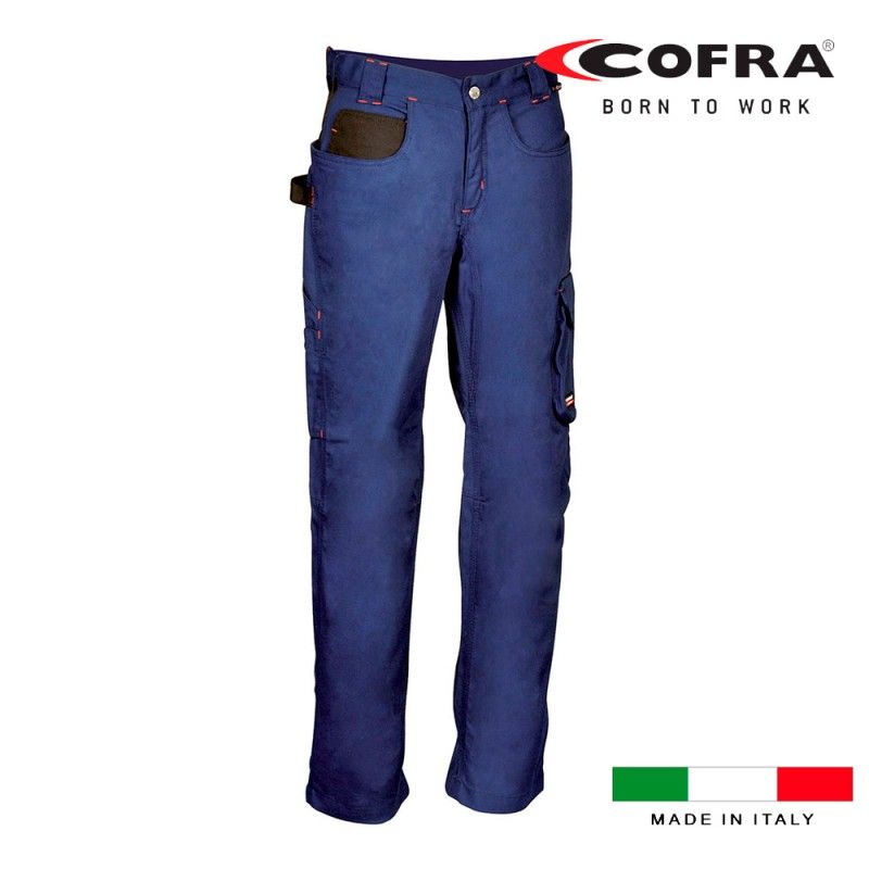 Calça walklander feminina Azul marinho Preto Cofra Tamanho 34