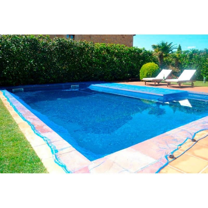 Malla para piscina 4x4m leaf pool cover 