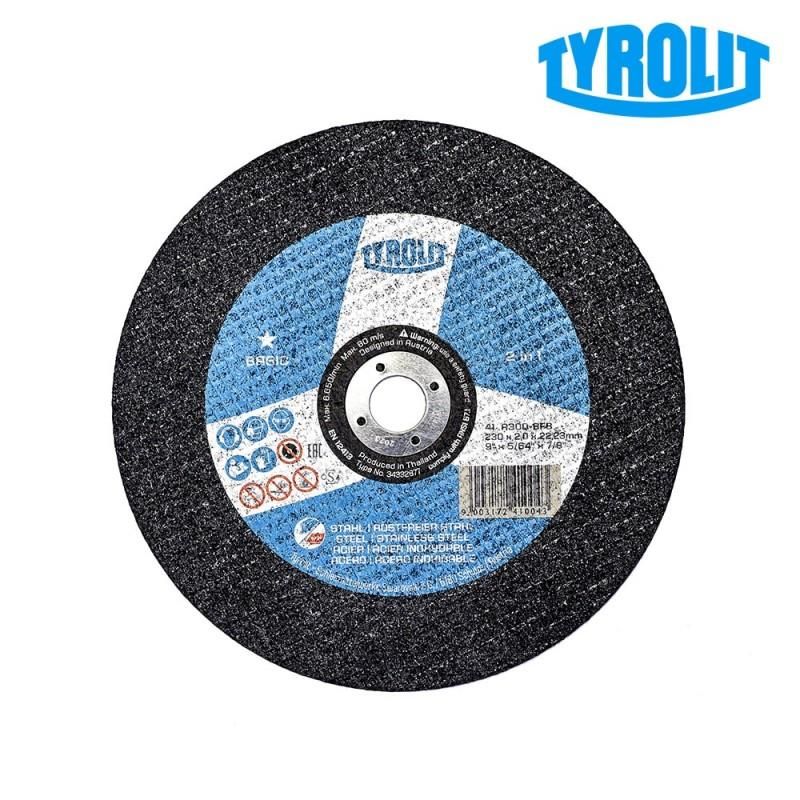 Disco de Corte Plano 41C Ø230x2x22.23 A30Q-BFB Tyrolit