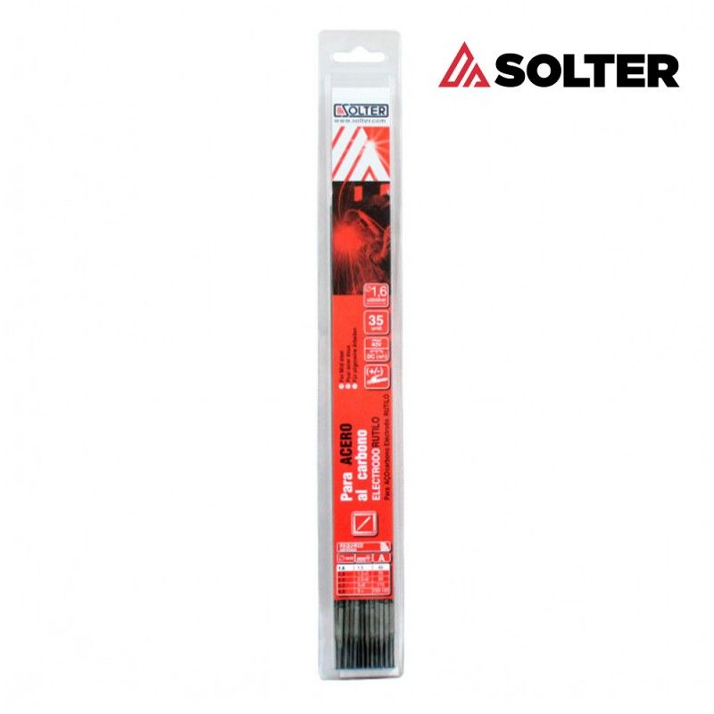 Eletrodo Rutilo SOLTER para Aço Carbono 3,2mm (Blister 20 unidades)