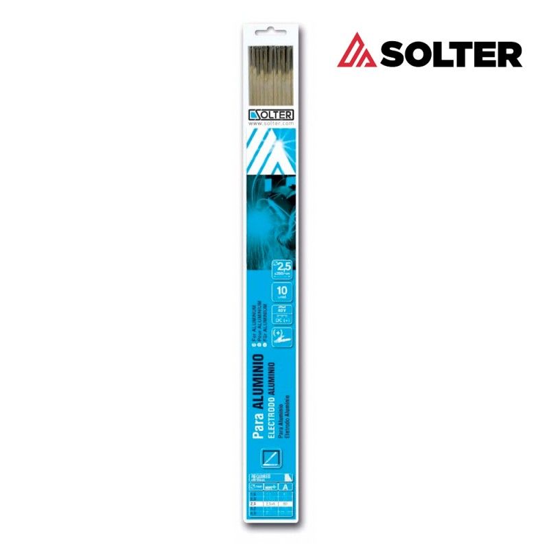 Electrodo para aluminio  2,5mm blister 10ud solter 