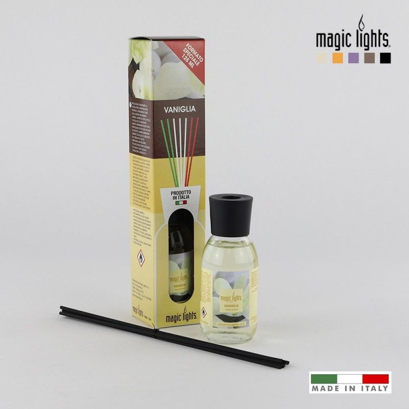 Difusor de Aroma Mikado Baunilha 125ml Luzes Mágicas