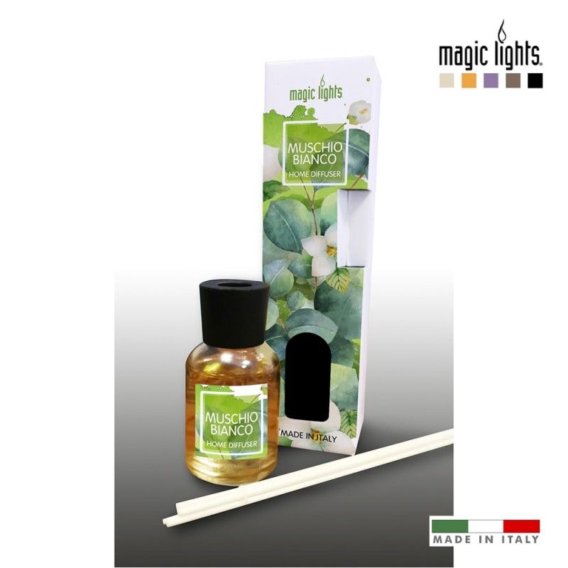 Difusor mikado musk blanco 50 ml. magic lights