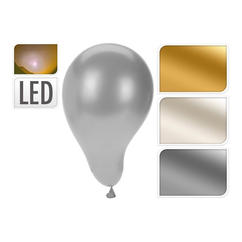 Balão com Luzes LED Pack 3 Unidades