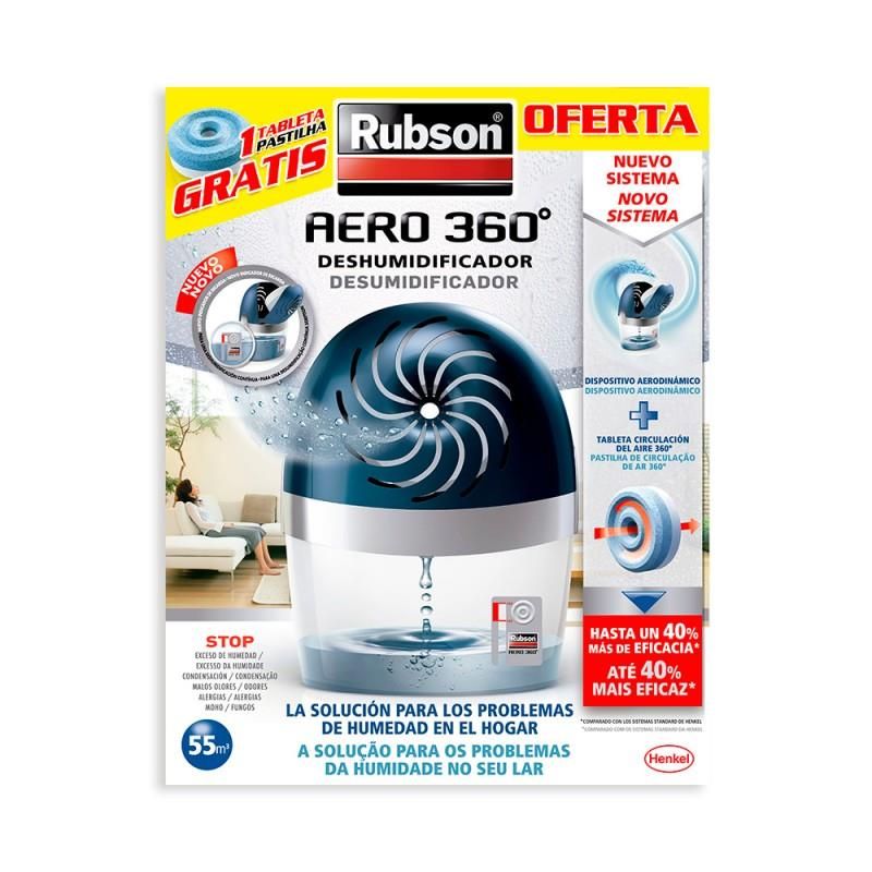 Aparelho desumidificador Rubson Aero 360 450g 2626322