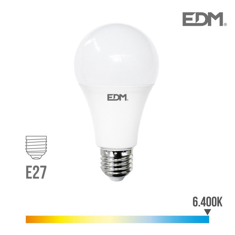 Lâmpada LED padrão E27 24W 2700 lm 6400k EDM 98722