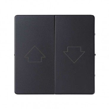 Stores à double clé Simon 82 avec interverrouillage noir mat SIMON 8200028-098