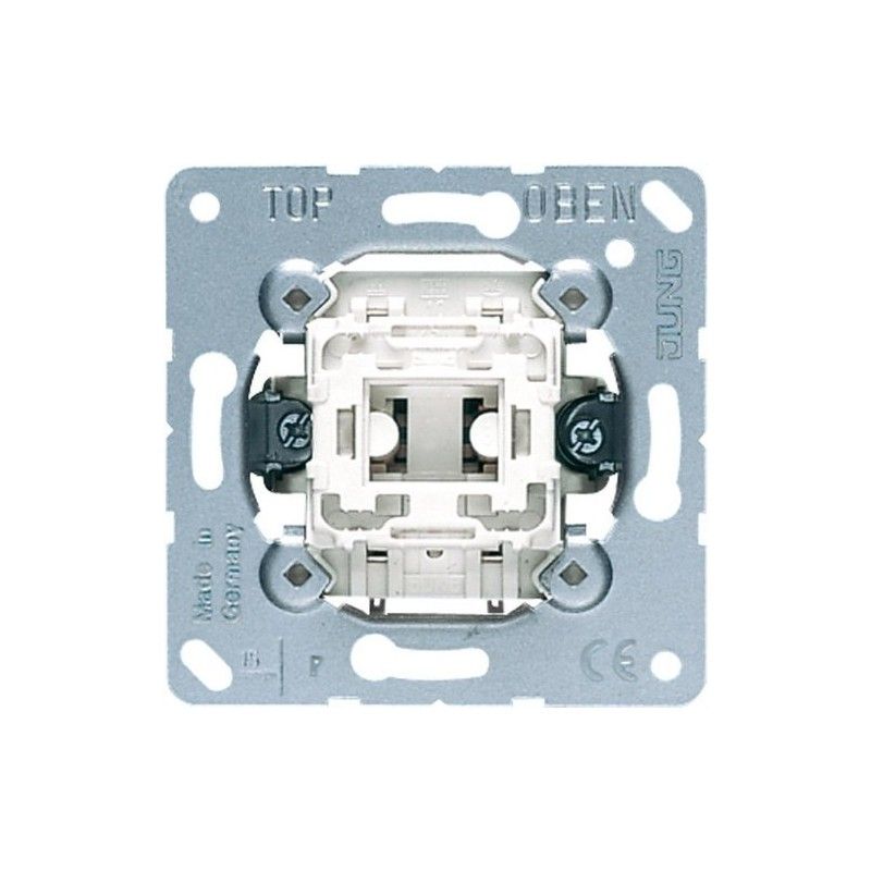 Mecanismo pulsador unipolar con indicador 10AX/250V JUNG 534U