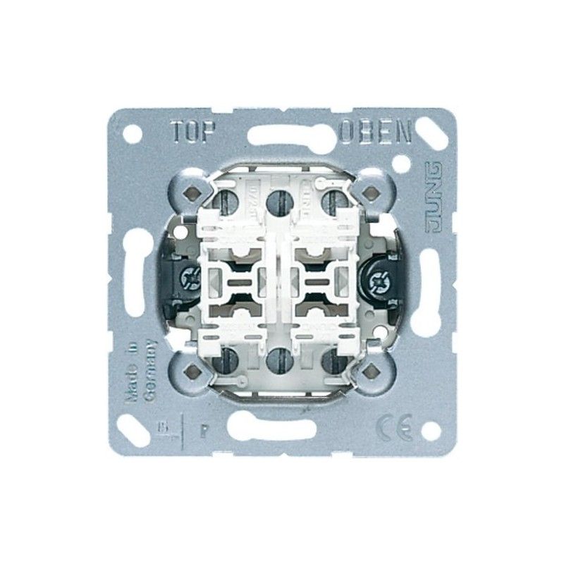 Mecanismo de interruptor de botão duplo 10AX 250V JUNG 539U