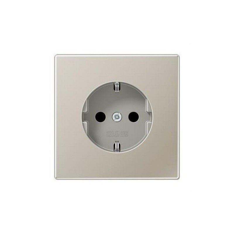 Base de soquete Schuko 16A 250V aço JUNG ES1521KI