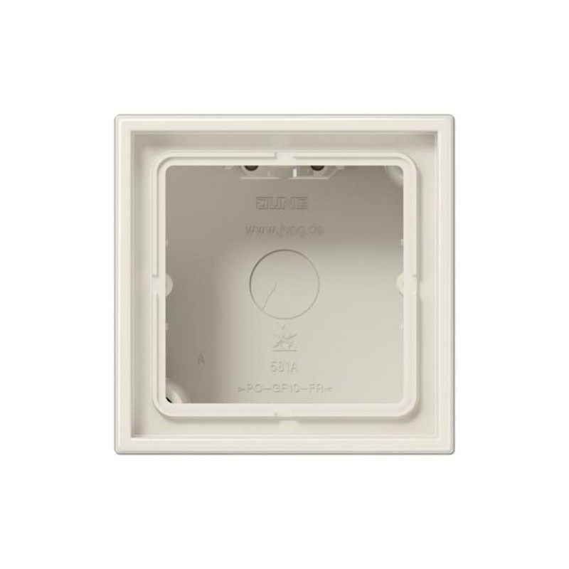 CUBO LS | Caixa de superfície 1 elemento branco marfim JUNG LS581AW