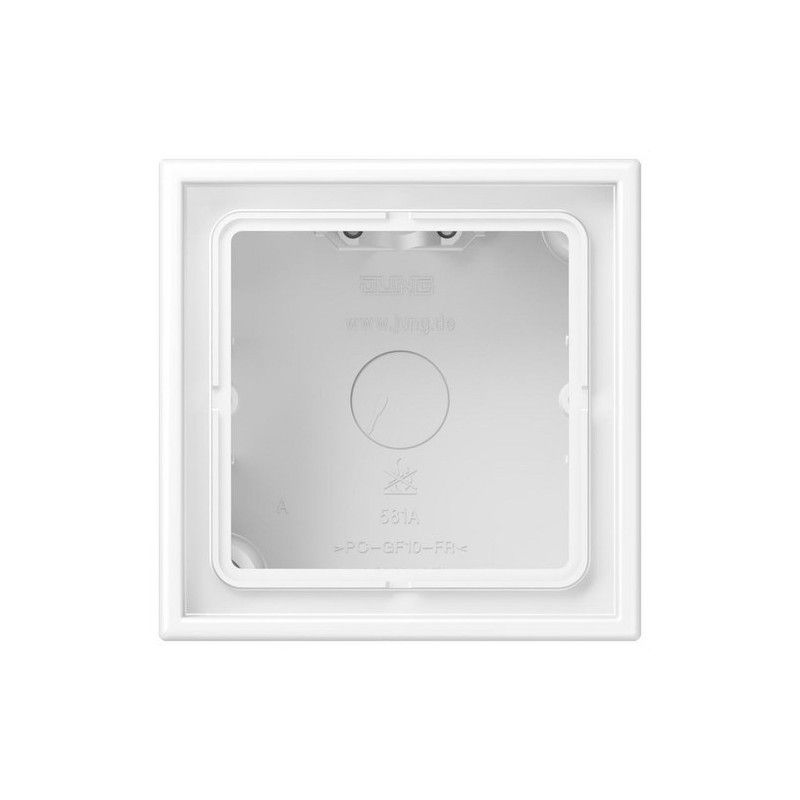 CUBO LS | Caixa de superfície 1 elemento branco fosco JUNG LS581AWWM