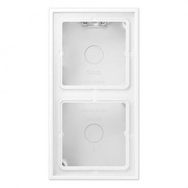Caja superficie x2 LS blanco mate JUNG LS582AWWM