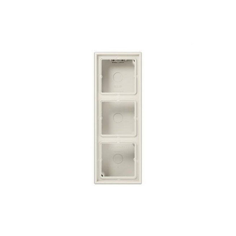 Caja superfície triple 223x81x47mm blanco marfil JUNG LS583AW