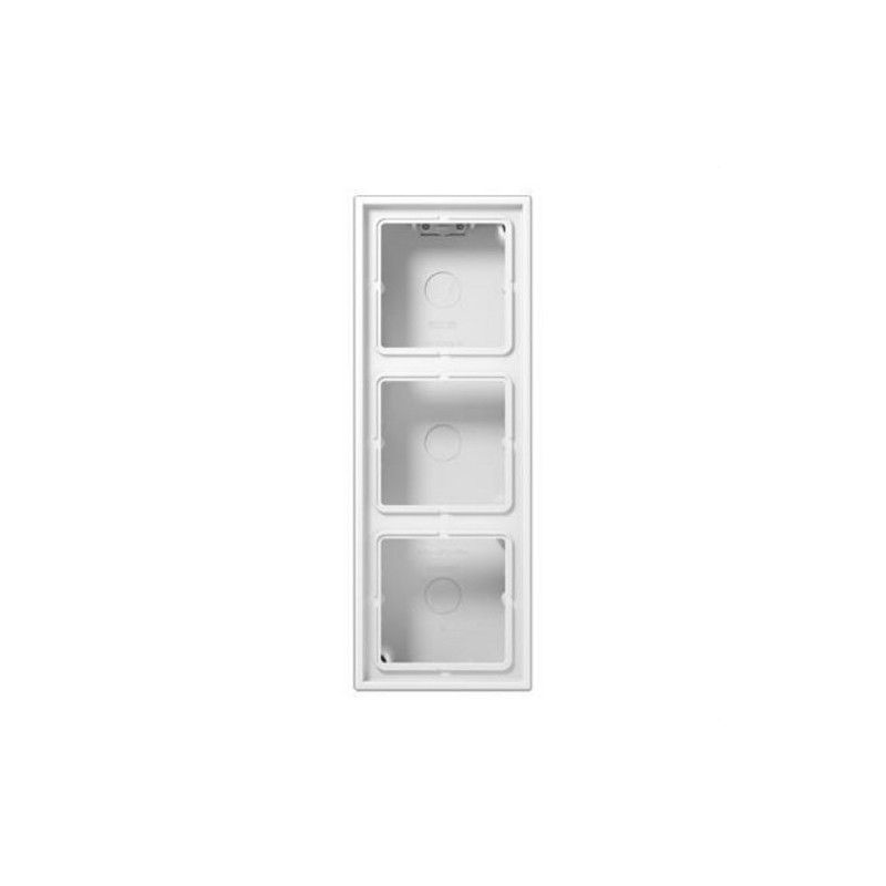 CUBO LS | Caixa de superfície 3 elementos branco alpino JUNG LS583AWW