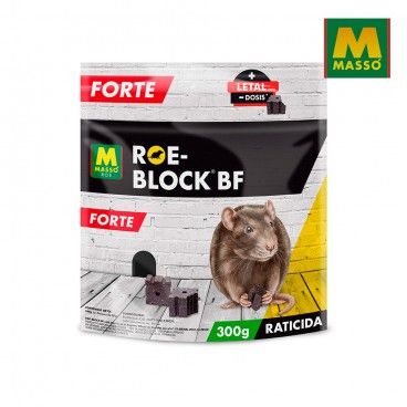 Roe-Block Forte BF rodenticida 300g 231627 Massó