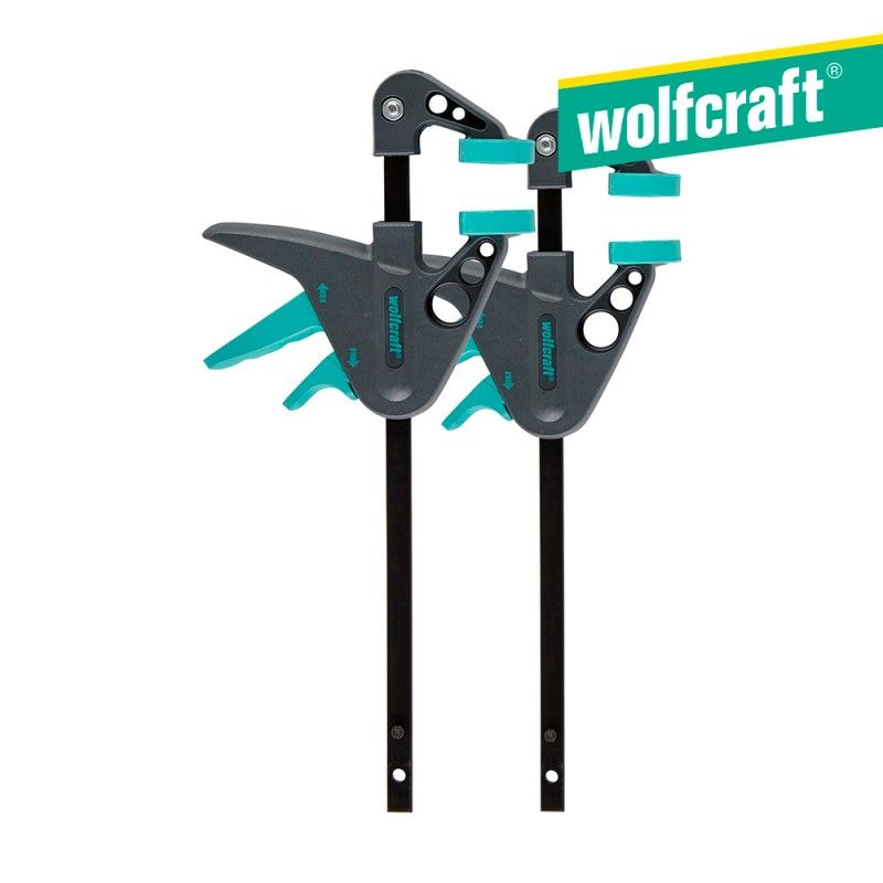 Braçadeira de mão única Wolfcraft EHZ 40-110 - 40 mm (pacote com 2 unidades) (3455100)