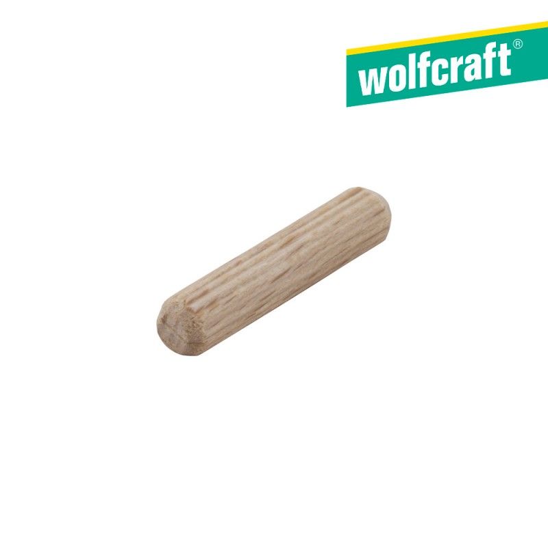 Cavilhas longas de madeira de faia Wolfcraft 6x30mm (pacote 50) (2906000)