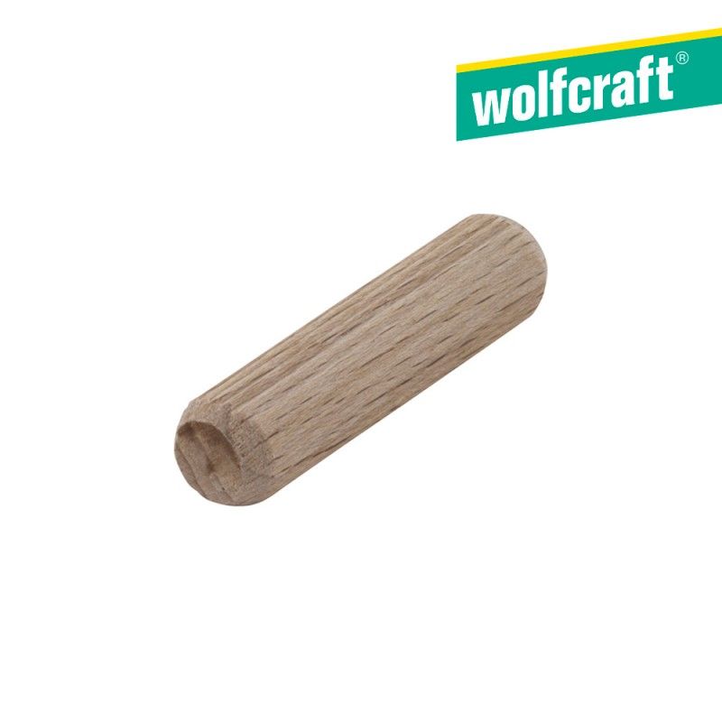 Pack 30 espigas largas  de madera de haya ø10x40mm wolfcraft