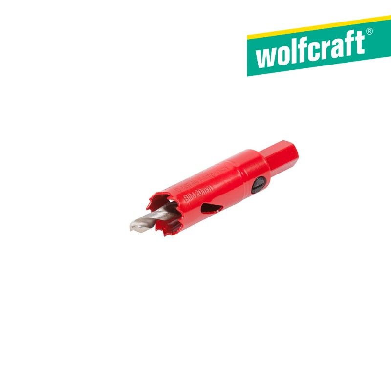 Serra copo Wolfcraft BIM com adaptador e broca piloto de 20 mm (5462000)