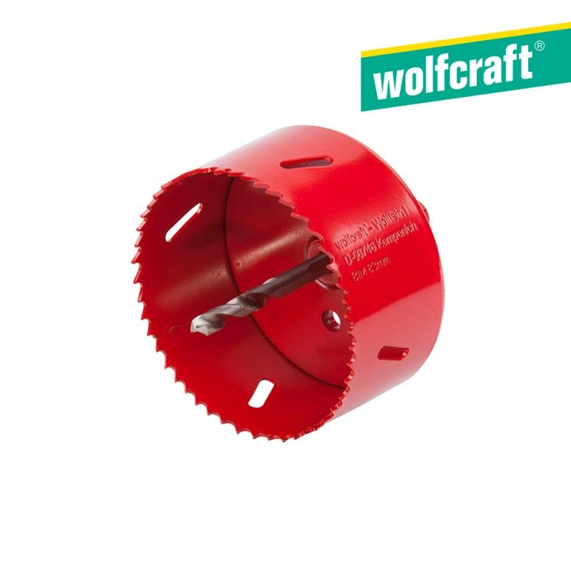 Serra copo Wolfcraft BIM com adaptador e broca piloto 83 mm (5476000)