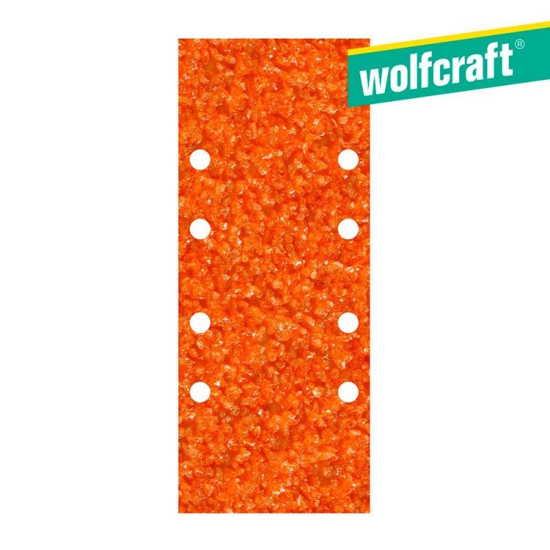 Folhas de lixa Wolfcraft Corindo 40 grão - 93x230mm (pacote 5) (1961000)