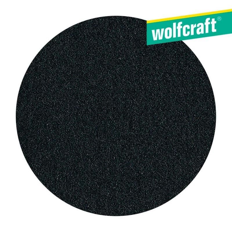 Discos de lixa autoadesivos Wolfcraft Água/Seco Grão 400 - 125mm (Pacote 5) (2218100)