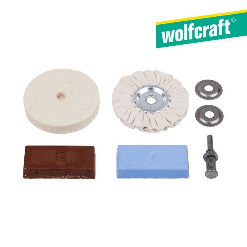 Jogo de hobby de polimento Wolfcraft (2178000)