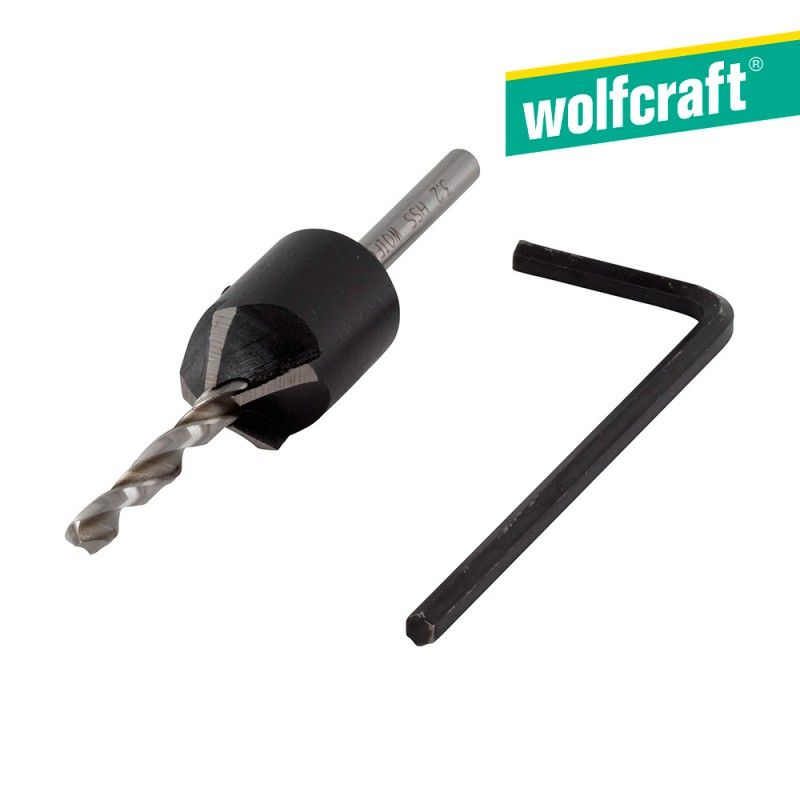 Broca de taladro para madera  ø3,2-12 mm wolfcraft