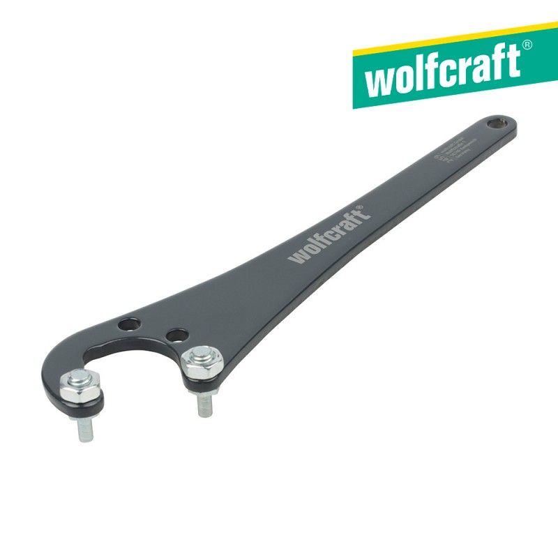 Llave de brida universal para amoladoras angulares  wolfcraft